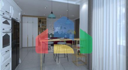 Квартира 2+1 (75 м2 ) в 800 метрах от песчаного пляжа в Йенибоазичи