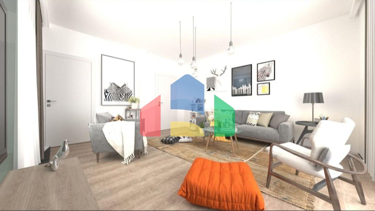 Квартира 3+1  (135 м2 ) в 800 метрах от песчаного пляжа в Йенибоазичи