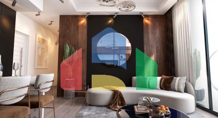 One-bedroom apartment 86 m2 in a luxury complex 2 kilometers from the beach