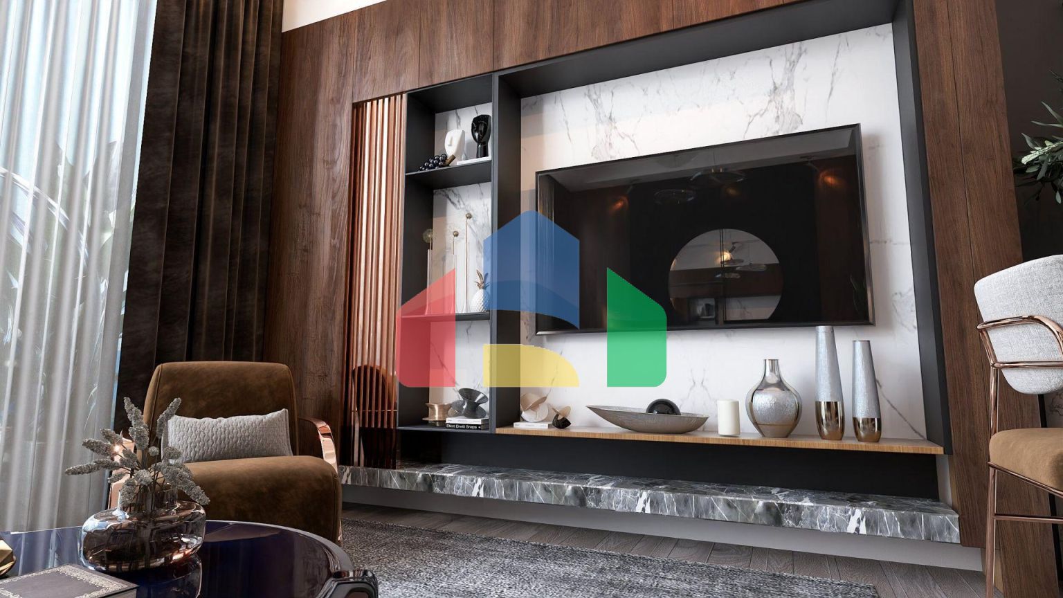 Двухкомнатная квартира 86 м2 в элитном комплексе в 2 километрах от пляжа