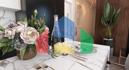 Двухкомнатная квартира 86 м2 в элитном комплексе в 2 километрах от пляжа