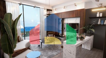 Двухкомнатная квартира 86 м2 в элитном комплексе в 2 километрах от пляжа