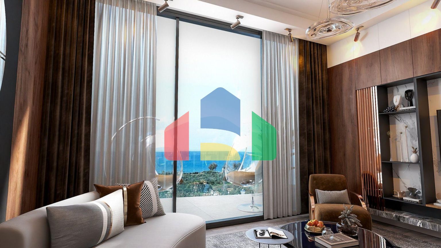 Двухкомнатная квартира 86 м2 в элитном комплексе в 2 километрах от пляжа