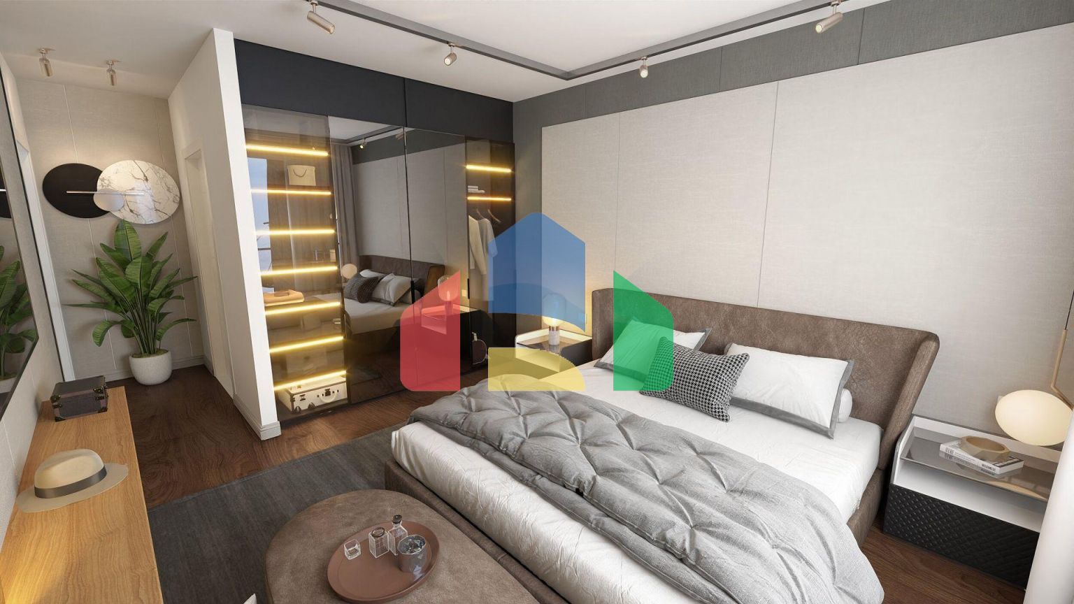 Двухкомнатная квартира 86 м2 в элитном комплексе в 2 километрах от пляжа