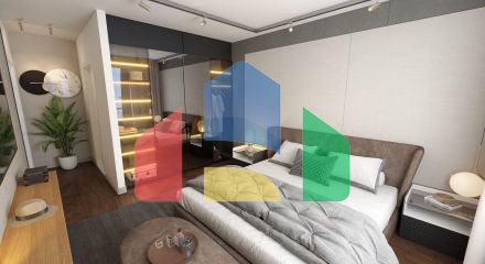 Двухкомнатная квартира 86 м2 в элитном комплексе в 2 километрах от пляжа