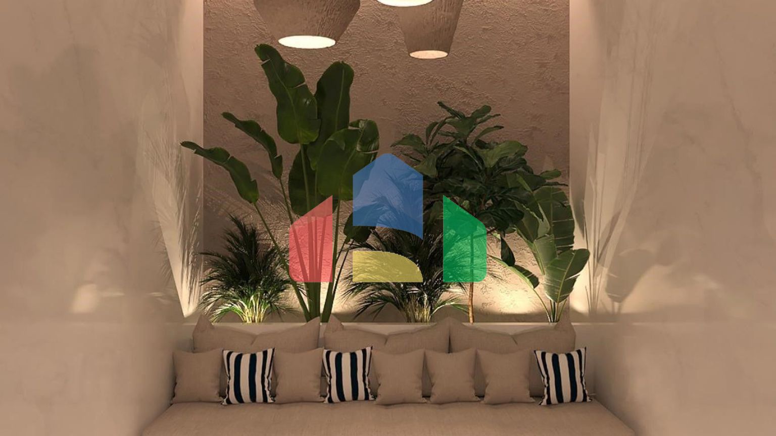 Двухкомнатная квартира 86 м2 в элитном комплексе в 2 километрах от пляжа