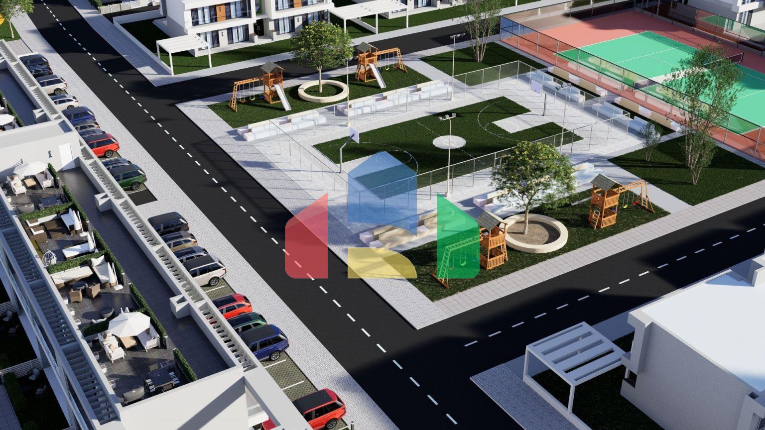 Студия 52 м2 с палисадником в 5 минутах от пляжа