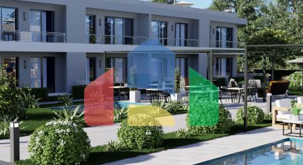 Bedroom apartment 97 m2 with a roof terrace in a modern complex in Yeniboazichi