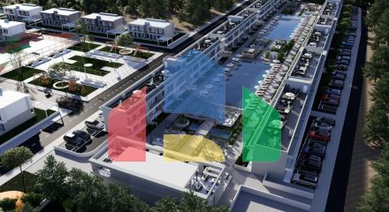 Двухкомнатная квартира 97 м2 с террасой на крыше в современном комплексе в Енибоазичи