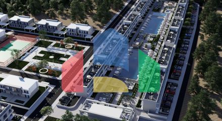 Двухкомнатная квартира 97 м2 с террасой на крыше в современном комплексе в Енибоазичи