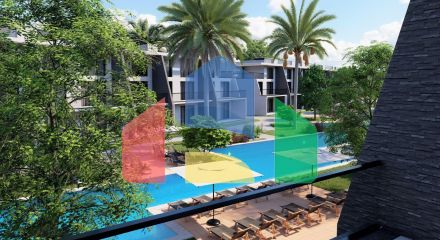 Двухкомнатная квартира 67 м2 в 850 метрах от пляжа Двухкомнатная квартира 67 м2 в 850 метрах от пляжа