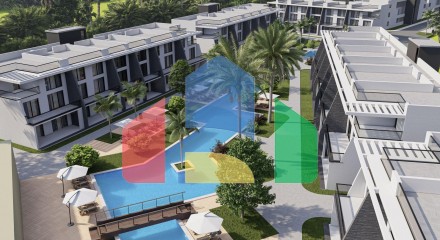 Трехкомнатная квартира 99 м2 Duplex  в 850 метрах от пляжа 