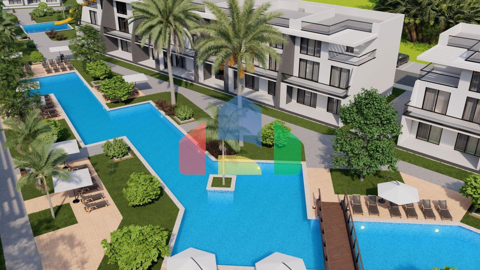 Трехкомнатная квартира 99 м2 Duplex  в 850 метрах от пляжа 