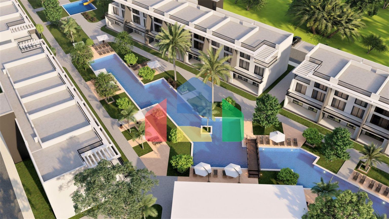 Трехкомнатная квартира 99 м2 Duplex  в 850 метрах от пляжа 