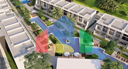 Трехкомнатная квартира 99 м2 Duplex  в 850 метрах от пляжа 