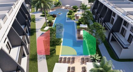 Трехкомнатная квартира 99 м2 Duplex  в 850 метрах от пляжа 