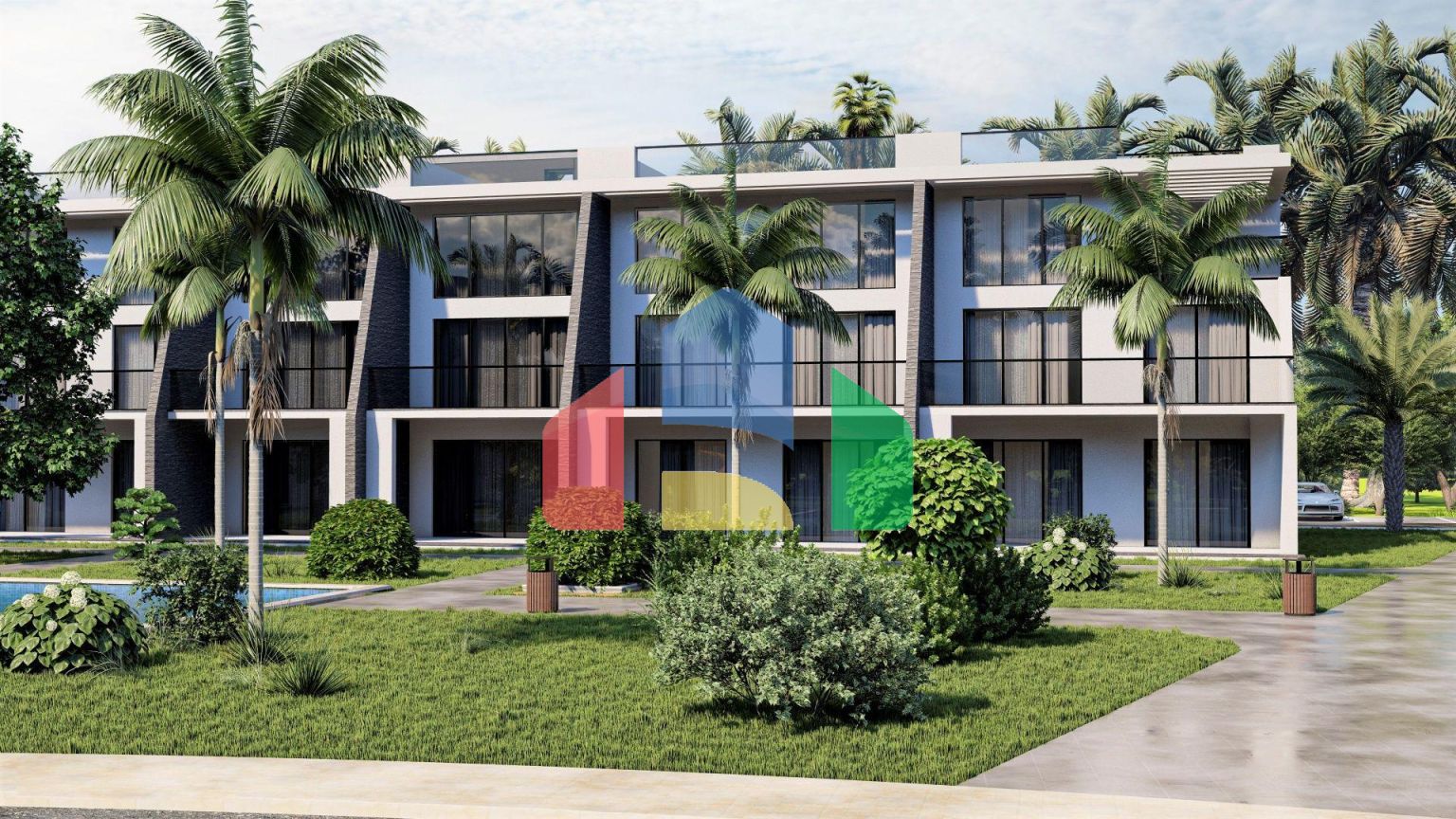 Трехкомнатная квартира 99 м2 Duplex  в 850 метрах от пляжа 