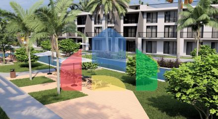 Трехкомнатная квартира 99 м2 Duplex  в 850 метрах от пляжа 