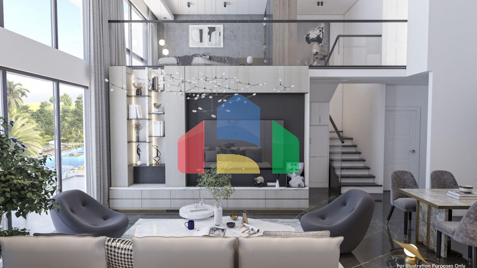 Трехкомнатная квартира 99 м2 Duplex  в 850 метрах от пляжа 