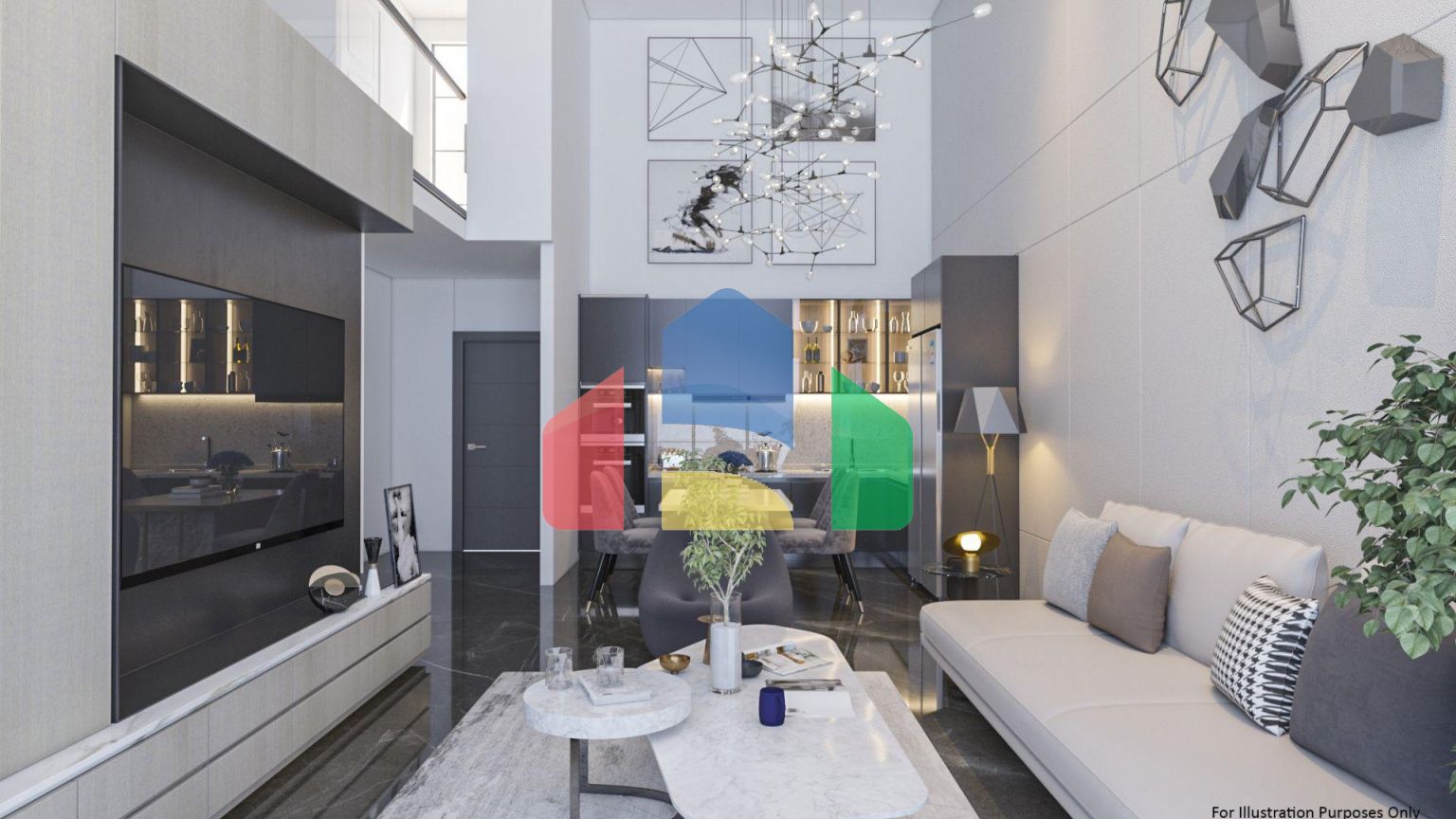 Трехкомнатная квартира 99 м2 Duplex  в 850 метрах от пляжа 