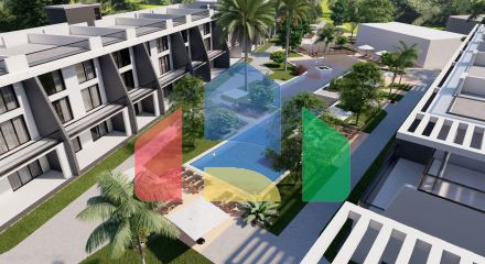 Трехкомнатная квартира 88 м2 с большим балконом в 850 метрах от пляжа Трехкомнатная квартира 88 м2 с большим балконом в 850 метрах от пляжа