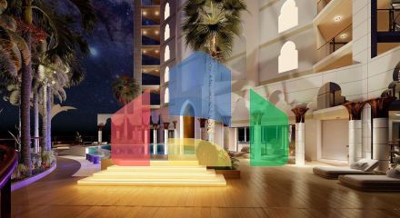 Студия 45 м2 в самом роскошном и новом комплексе на берегу моря Студия 45 м2 в самом роскошном и новом комплексе на берегу моря