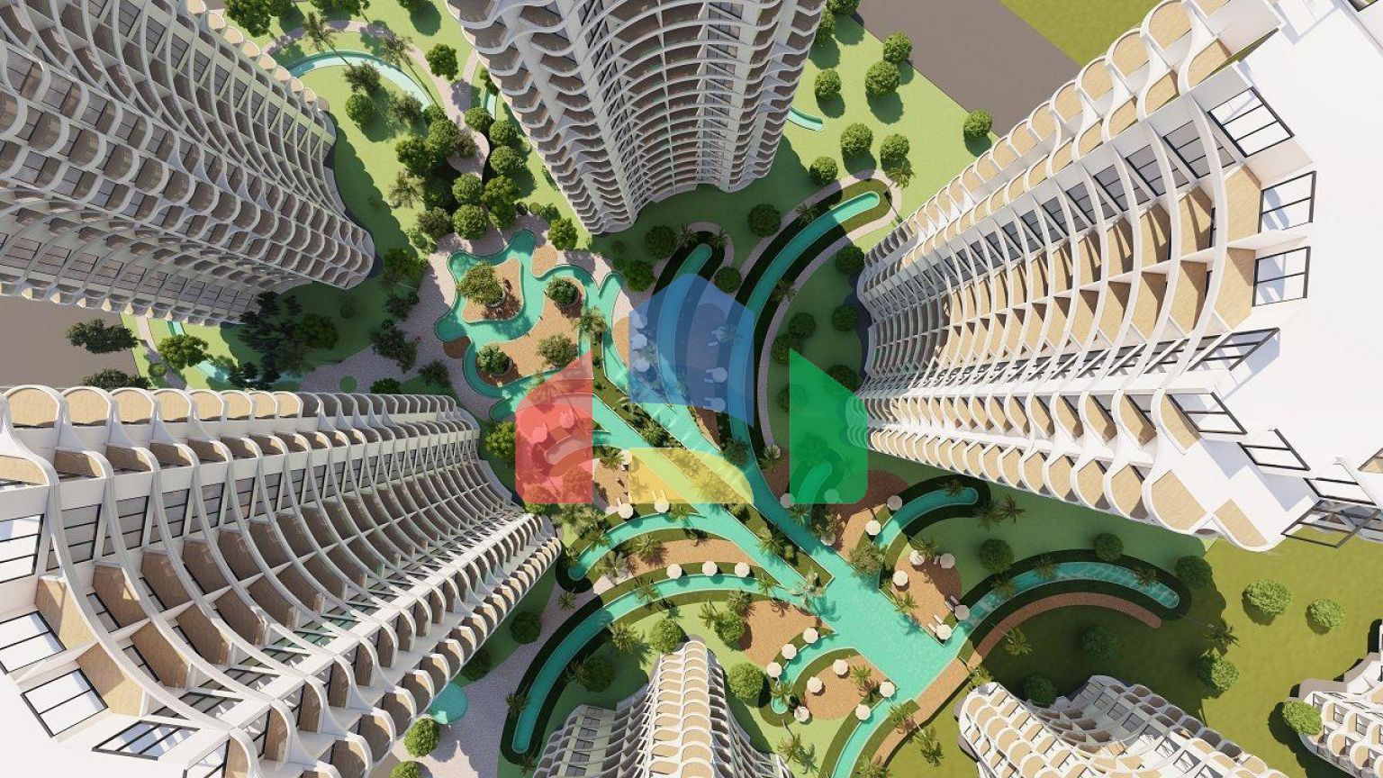 Студия 45 м2 в самом роскошном и новом комплексе на берегу моря