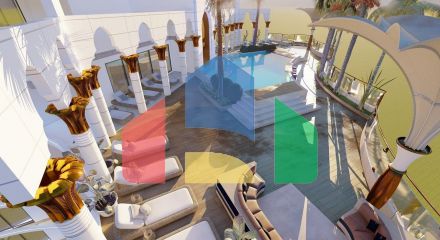 Three-room apartment of 104 m2 with a large balcony in the most luxurious and new complex on the seafront
