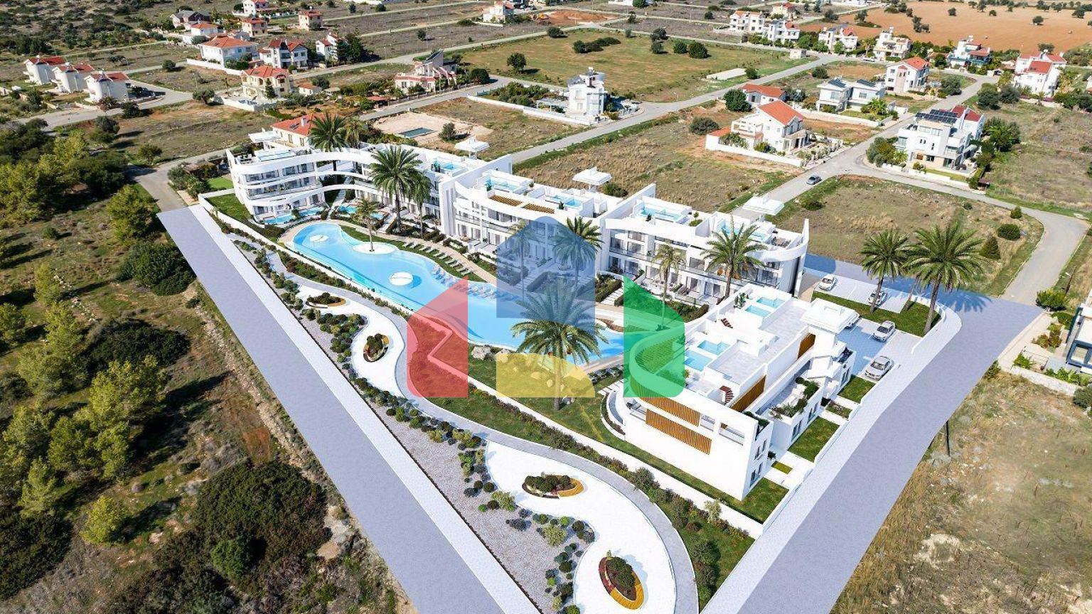 Трехкомнатная квартира 78 м2 в элитном комплексе в Искеле