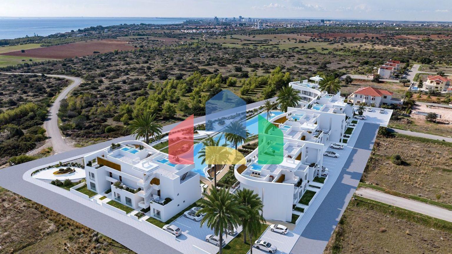 Трехкомнатная квартира 78 м2 в элитном комплексе в Искеле