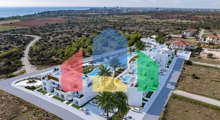 Трехкомнатная квартира 78 м2 в элитном комплексе в Искеле