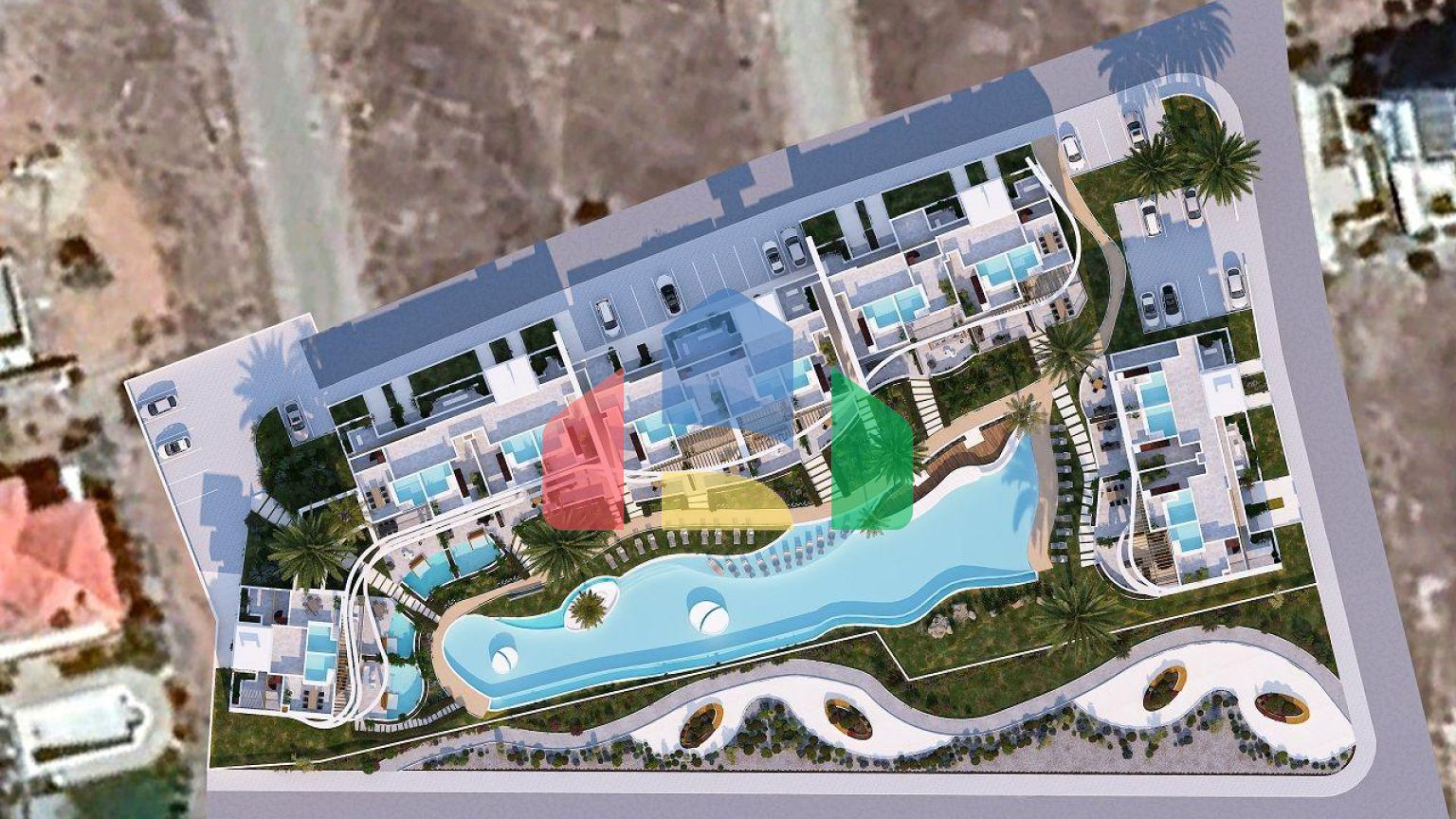 Трехкомнатная квартира 78 м2 в элитном комплексе в Искеле