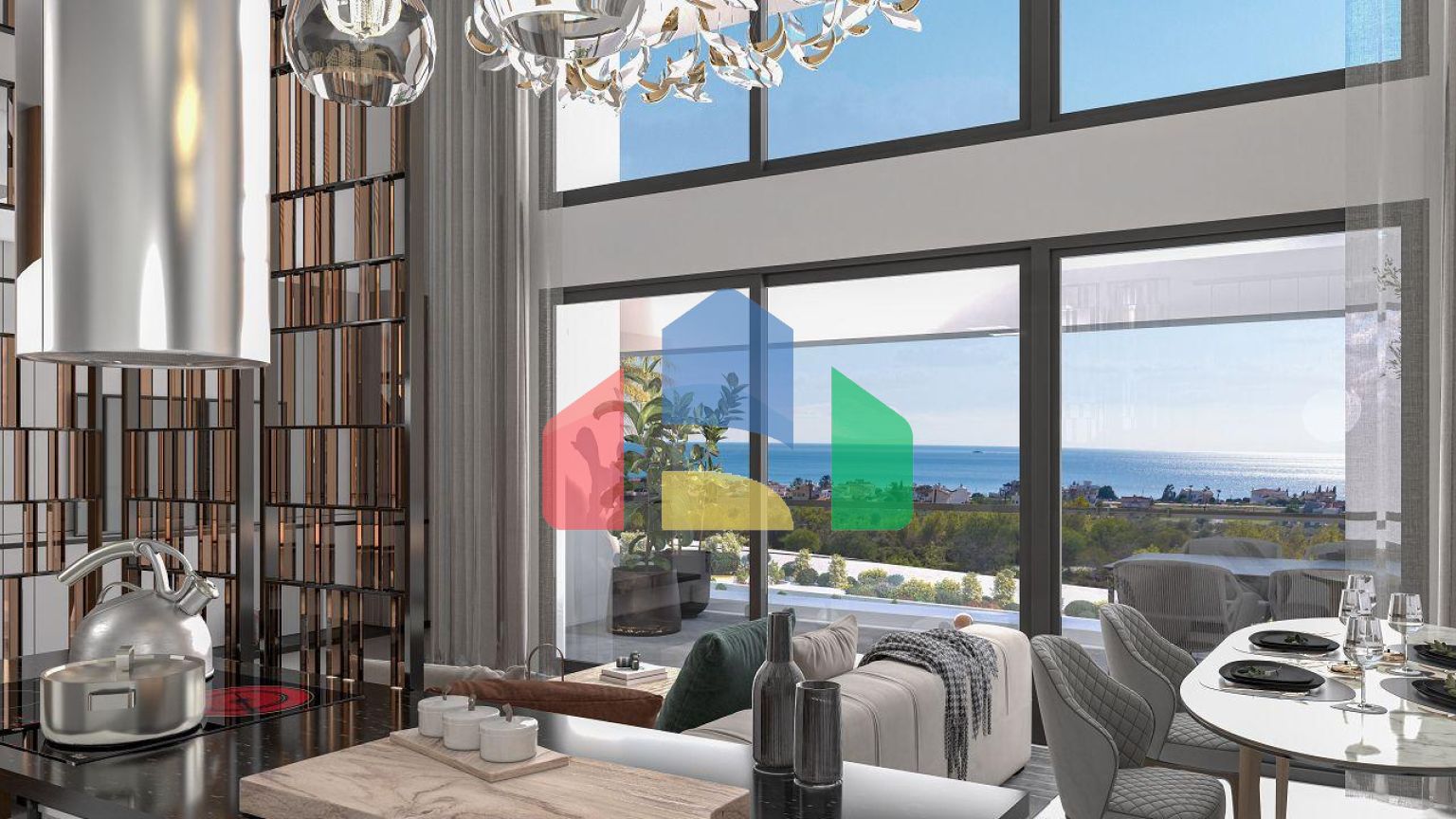 Трехкомнатная квартира 78 м2 в элитном комплексе в Искеле