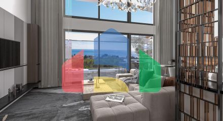 Трехкомнатная квартира 78 м2 в элитном комплексе в Искеле