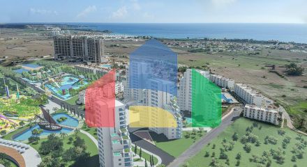 Studio 54 m2 the best offer for investors: Guaranteed income on resale 50% of the money invested plus 25 years of guaranteed income from renting an apartment in a super resort!