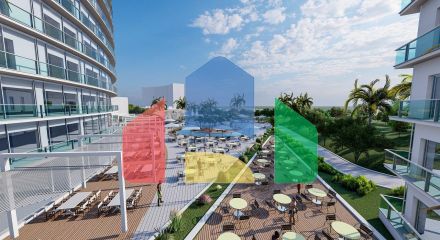 Studio 54 m2 the best offer for investors: Guaranteed income on resale 50% of the money invested plus 25 years of guaranteed income from renting an apartment in a super resort!