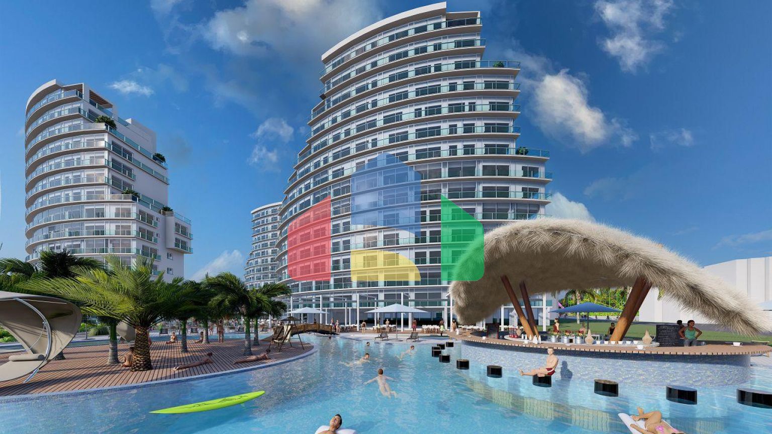 Студия 54 м2 лучшее предложение для инвесторов: Гарантированный доход при перепродаже 50% от вложенных денег плюс 25 лет гарантированного дохода от аренды квартиры в супер курорте!