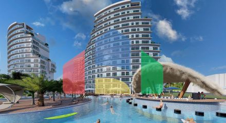 Студия 54 м2 лучшее предложение для инвесторов: Гарантированный доход при перепродаже 50% от вложенных денег плюс 25 лет гарантированного дохода от аренды квартиры в супер курорте!