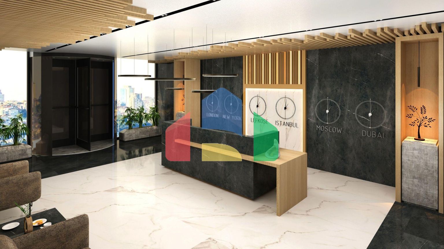 Квартира 1+1 (67 м2) в 800 метрах от моря в Фамагусте