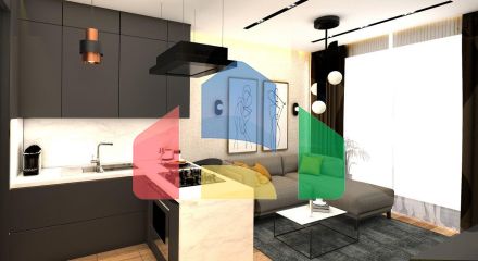 Квартира 1+1 (67 м2) в 800 метрах от моря в Фамагусте