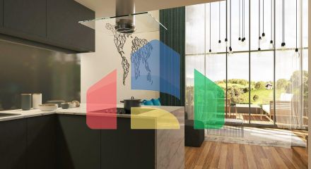 Квартира 1+1 Loft 92м2 с балконом 17 м2 в Фамагусте 