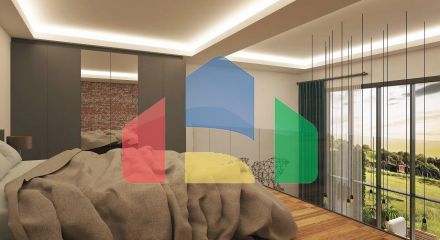 Квартира 1+1 Loft 92м2 с балконом 17 м2 в Фамагусте 