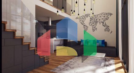 Квартира 1+1 Loft 92м2 с балконом 17 м2 в Фамагусте 