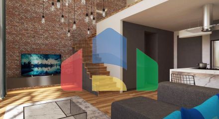 Квартира 1+1 Loft 92м2 с балконом 17 м2 в Фамагусте 