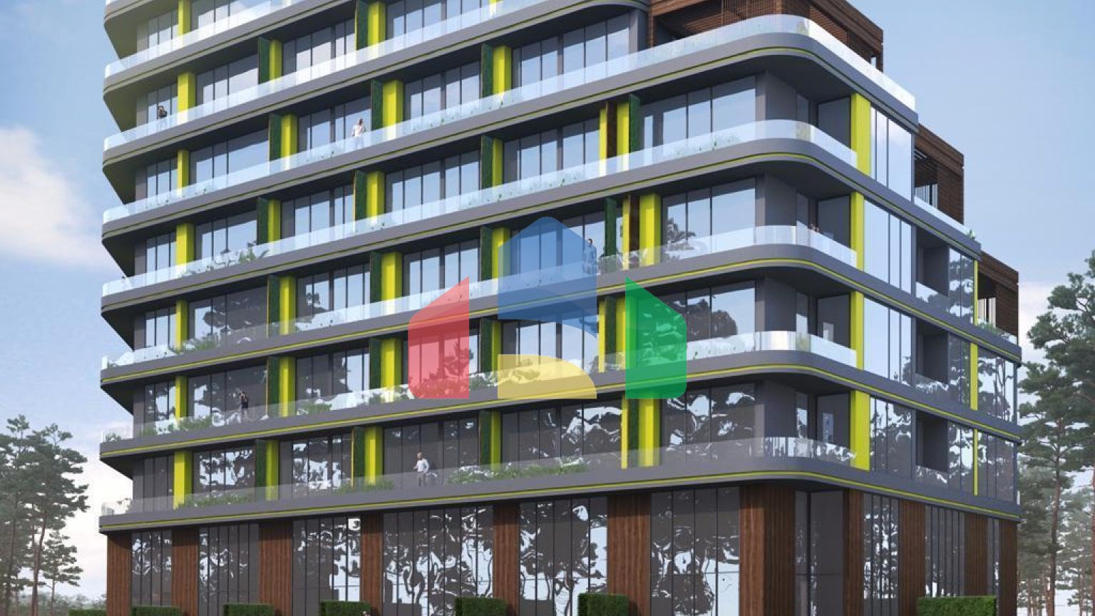 Квартира 1+1 Loft 92м2 с балконом 17 м2 в Фамагусте 