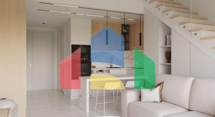Квартира 1+1 ( 69 м2) Duplex с балконом в новом комплексе в Боазе