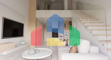 Квартира 1+1 ( 69 м2) Duplex с балконом в новом комплексе в Боазе