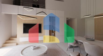 Квартира 2+1 (112 м2) Duplex с балконом  (12 м2 )в новом комплексе в Боазе 