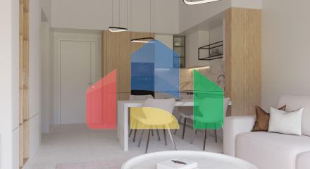Квартира 2+1 (112 м2) Duplex с балконом  (12 м2 )в новом комплексе в Боазе 