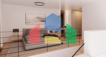 Квартира 2+1 (112 м2) Duplex с балконом  (12 м2 )в новом комплексе в Боазе 